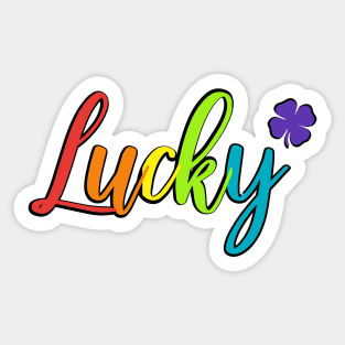 Lucky Rainbow Sticker